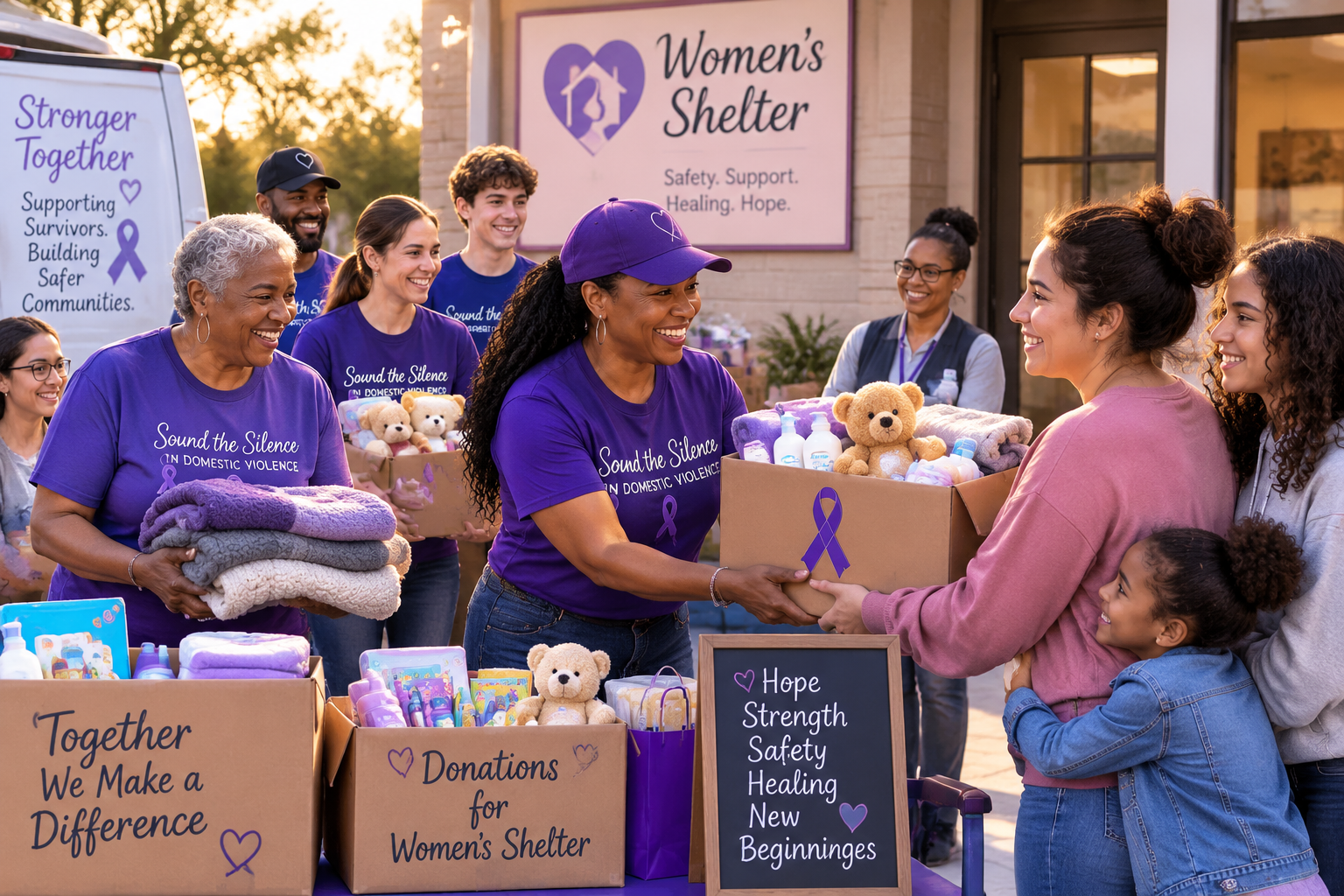 Sound the Silence in Domestic Community Donation